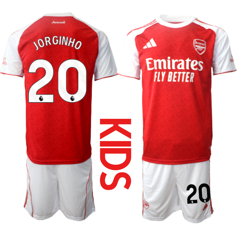 Youth 2025-2026 Club Arsenal home red #20 Soccer Jersey 01->youth soccer jersey->Youth Jersey
